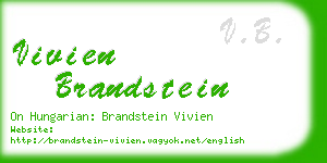 vivien brandstein business card